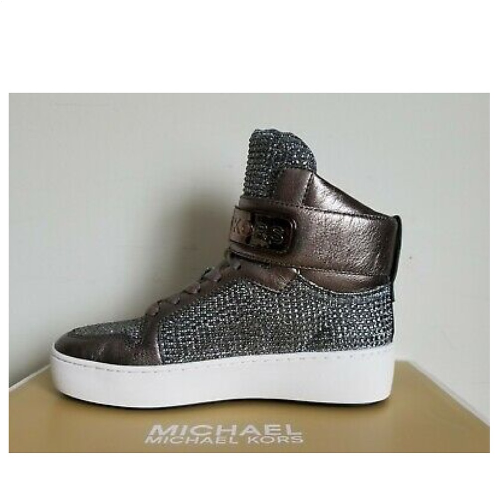 Micheal Kors trent high top sneakers - Bling - Picture 3 of 7